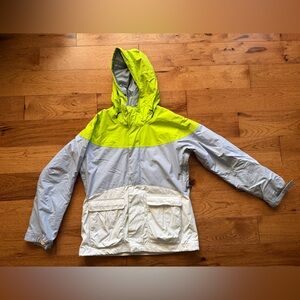 Bonfire Snowboarding Company Rainer Women’s Jacket Size M Green Grey